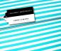 Preview: Active Wear Performance Sporty Stripes caraibi-weiß Hamburger Liebe